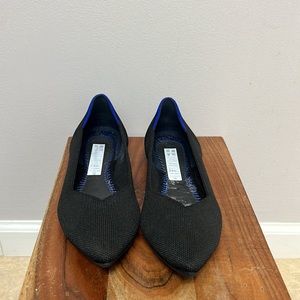 Rothy’s Black Pointed-Toe Flats